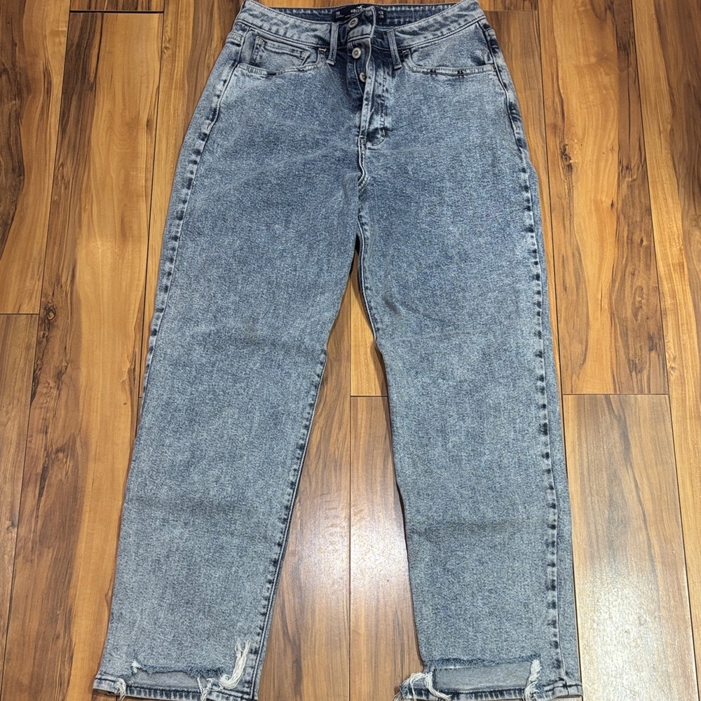 Hollister Blue Acid Wash Jeans
